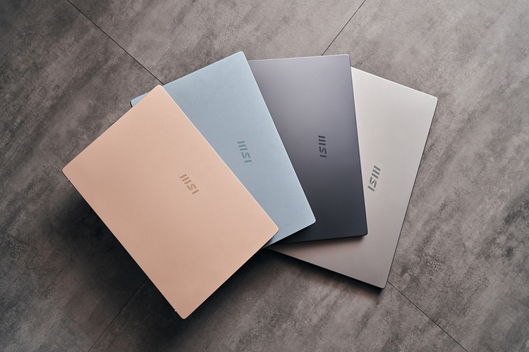 Seri laptop Prestige dan Modern milik MSI hadir dengan logo baru dan pilihan warna menawan 