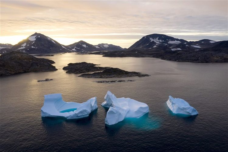 Lapisan es di Greenland