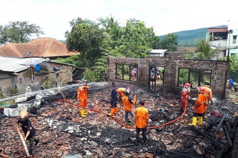Lupa Matikan Kompor, Rumah Warga di Kabupaten Semarang Ludes Terbakar