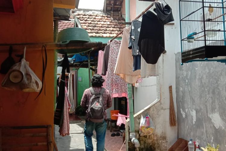 Lokasi kejadian aksi pencurian pakaian dalam perempuan yang sudah terjadi sebanyak 5 kali di Jalan Kolonel Sugiono Gang Masjid RT 7 RW 3 Kelurahan Mergosono, Kecamatan Kedungkandang, Kota Malang, Jawa Timur.