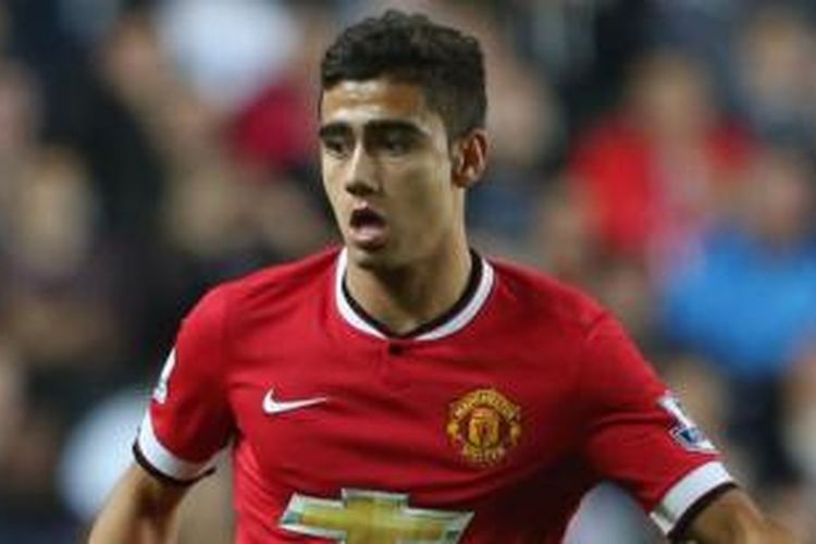 Gelandang muda Manchester United, Andreas Pereira.