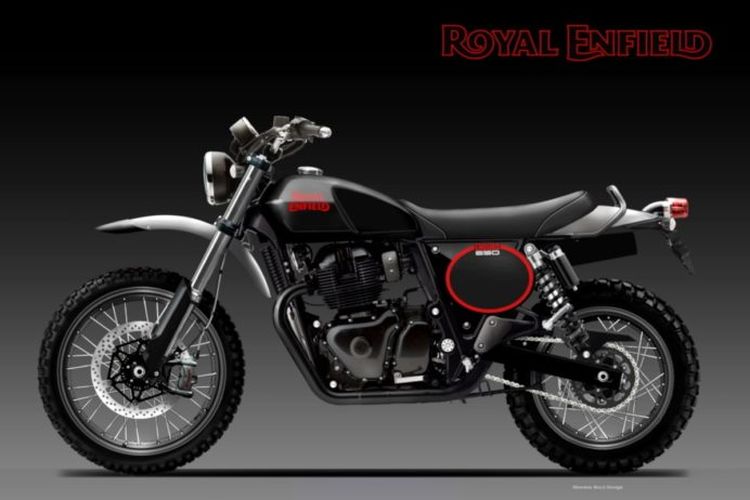 Rendering Royal Enfield Enduro