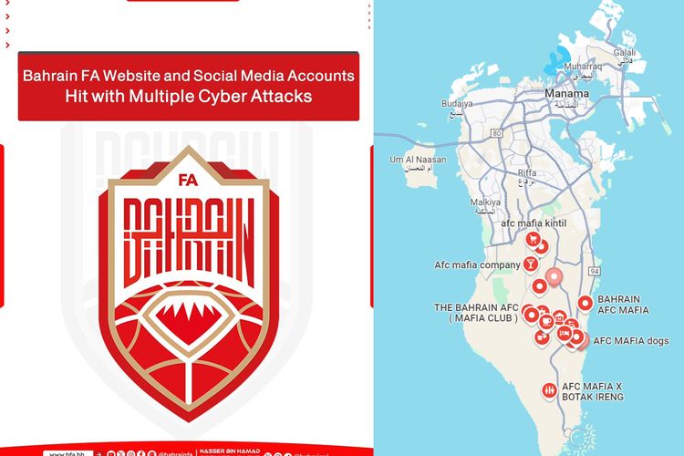 Ketika Akun Resmi Asosiasi Sepak Bola Bahrain Diretas dan 