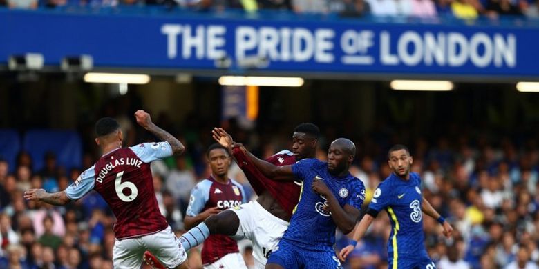 Pertandingan Chelsea vs Aston Villa pada pekan keempat Liga Inggris 2021-2022 di Stadion Stamford Bridge, Sabtu (11/9/2021) malam WIB. 