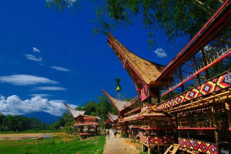 Desa Kete Kesu di Tana Toraja, Sulawesi Selatan.