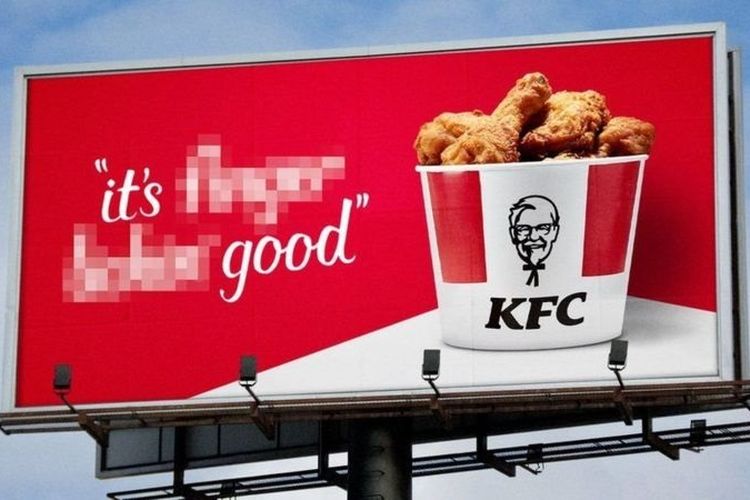 Raksasa makanan cepat saji KFC untuk sementara tak lagi menggunakan slogan Finger Lickin Good karena dianggap tak sesuai protokol kesehatan.