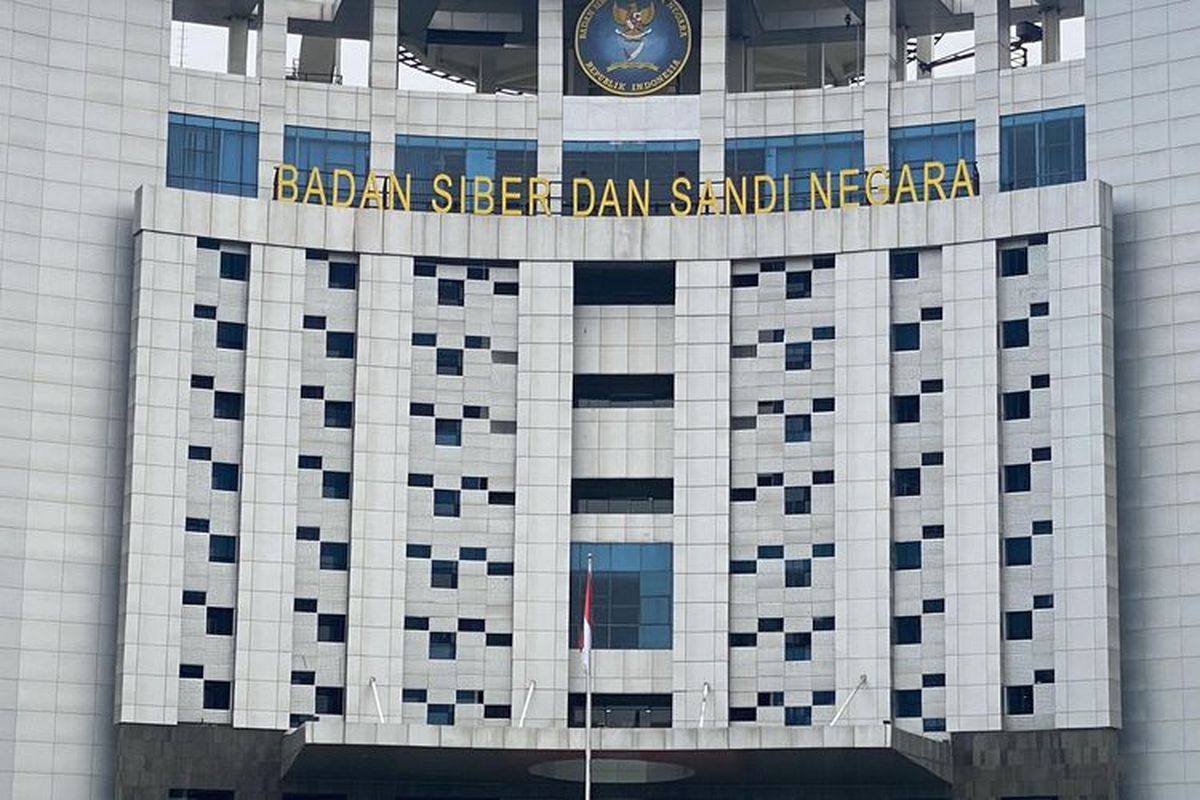 Kantor Badan Siber dan Sandi Negara (BSSN) di Depok, Jawa Barat.