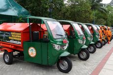 Dapat 100 Gerobak Motor, Pemkot Jakut Targetkan Angkut Sampah di Jalan Sempit