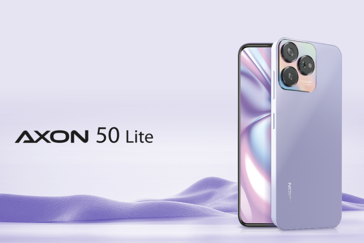 ZTE Axon 50 Lite 5G meluncur dengan tiga kamera boba, kayar 6,6 inci, baterai 5.000 mAh, fast charging 22,5 watt.