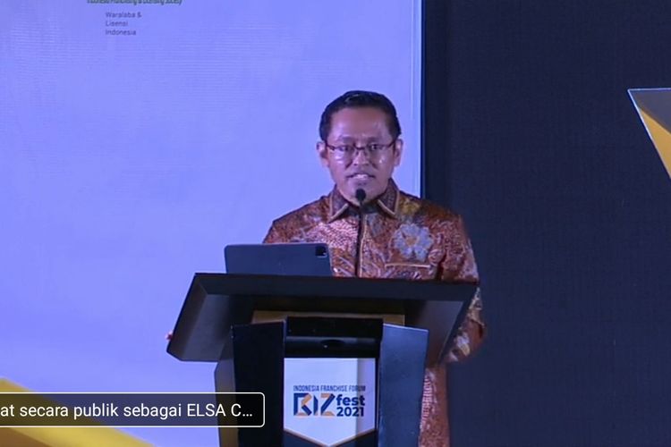 Ketua Perhimpunan Waralaba dan Lisensi Indonesia Tri Rahardjo. (Tangkapan layar)