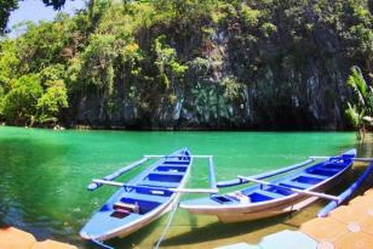 Pintu masuk sungai bawah tanah Puerto Princesa