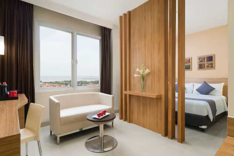 Pemandangan kamar pada Hotel Neo Palma ? Palangkaraya.