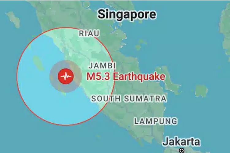 Gempa mengguncang Pesisir Selatan, Rabu petang (20/3/2024).