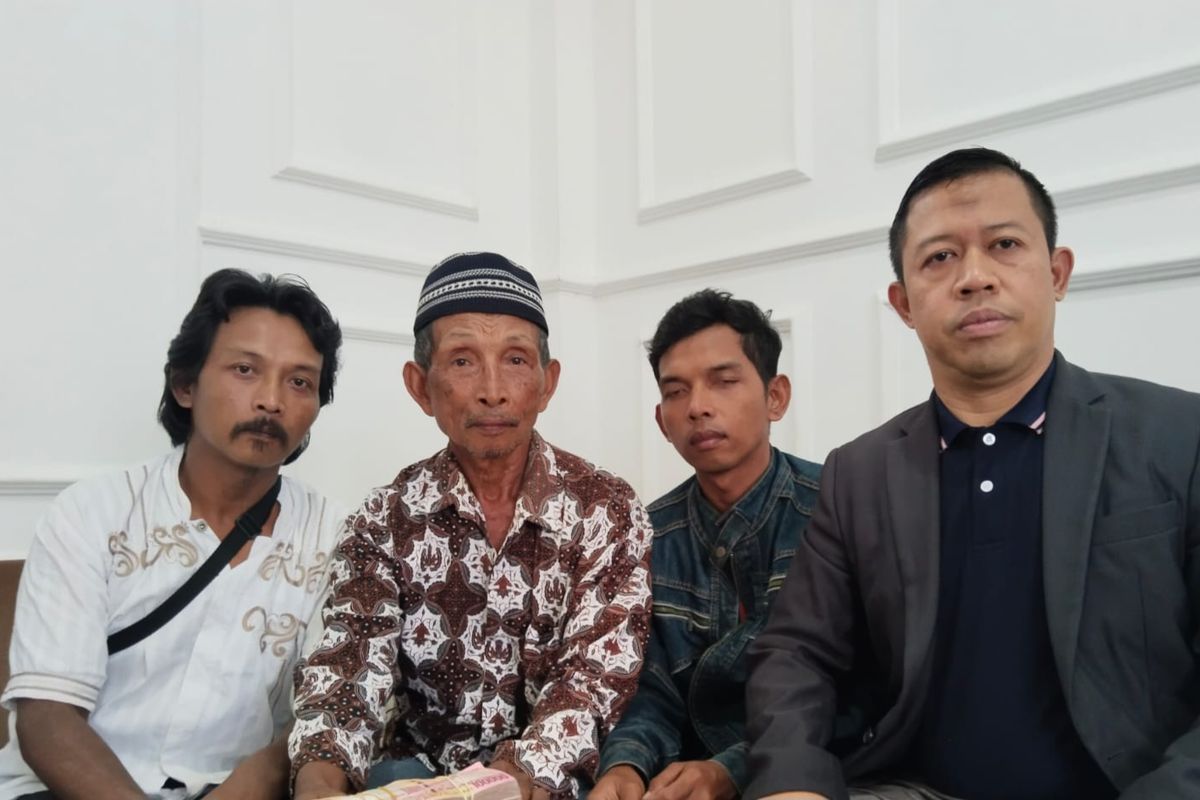 Korban Sutaja Mangsur didampingi kuasa hukumnya Aksin (Dok Aksin Law Firm 