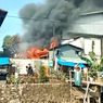 Bangunan Semi Permanen di Kapuk Terbakar, 60 Personel Masih Berjibaku Padamkan Api