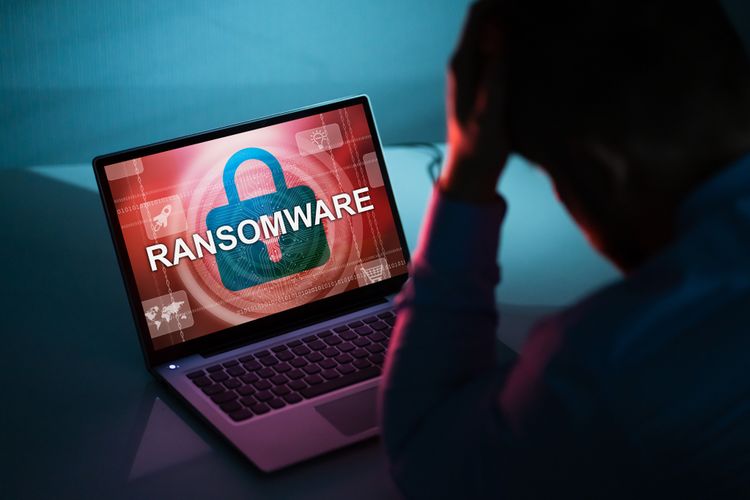 Ilustrasi ransomware. 