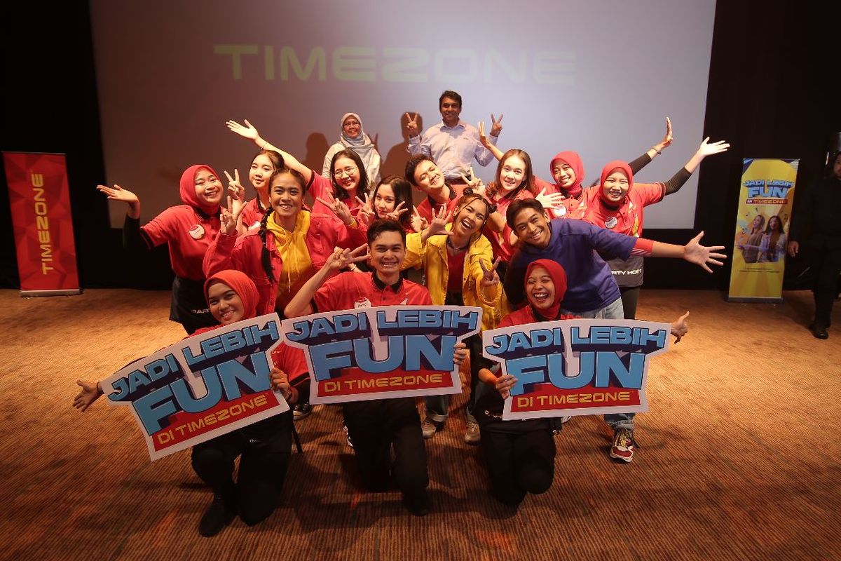 Konfrensi Pers Peluncuran Kampanye Timezone Jadi Lebih Fun (28/3).