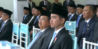 JK dan Gibran Duduk Bersebelahan di Upacara Hari Lahir Pancasila