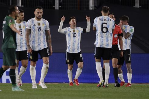 Hasil Argentina Vs Bolivia - Hattrick Messi Pecahkan Rekor Gol Pele, Tango Menang Telak