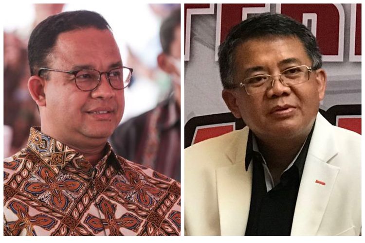Kolase foto: Mantan Gubernur DKI Jakarta Anies Baswedan dan Wakil Ketua Majelis Syuro PKS Sohibul Iman