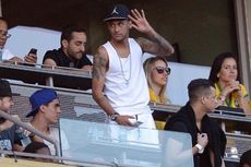 Keakraban Neymar dan Justin Bieber Saat Laga Brasil Vs Ekuador