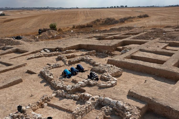 Reruntuhan masjid yang ditemukan di Israel 
