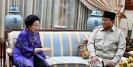 Prabowo Menemui Megawati, Sampaikan Belasungkawa Wafatnya Guruh Soekarnoputra