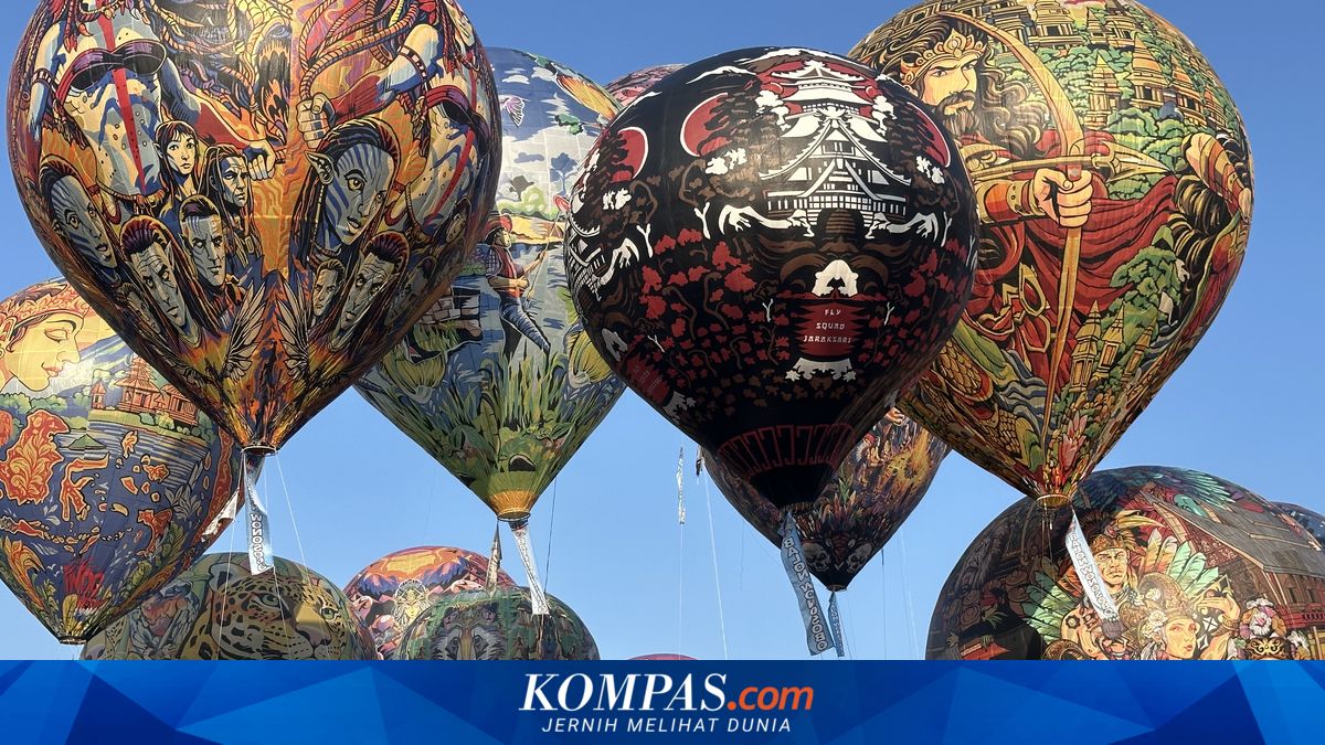 Cantiknya Formasi Sindoro dan Telaga Menjer di Java Balloon Attraction 2026 Wonosobo