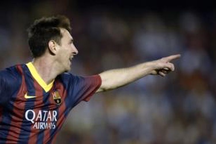 Striker Barcelona, Lionel Messi.
