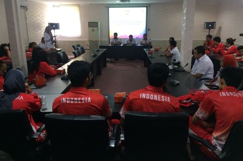 Kemenpora Lepas Tim Basket Pelajar Indonesia ke Kejuaraan Asia