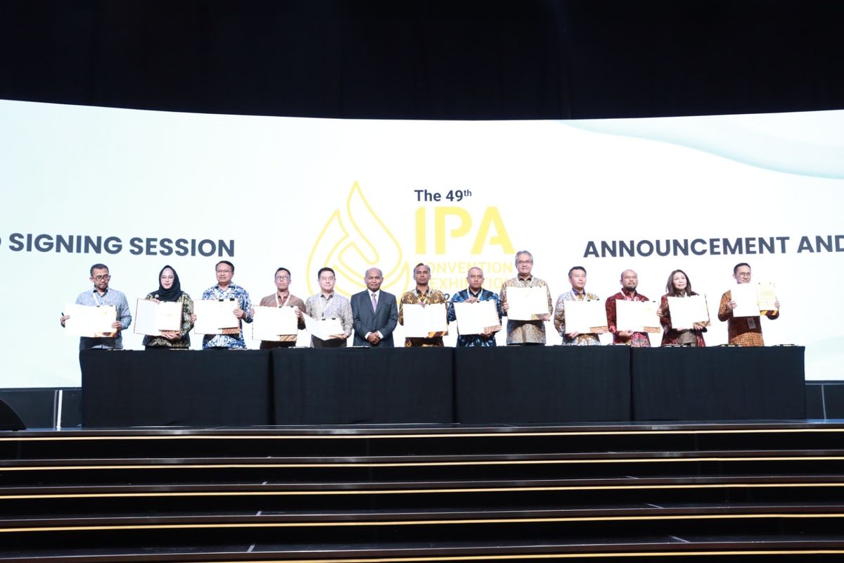 Pertamina menandatangani 10 PJBG pada IPA Convex 2025, Selasa (20/5/2025).