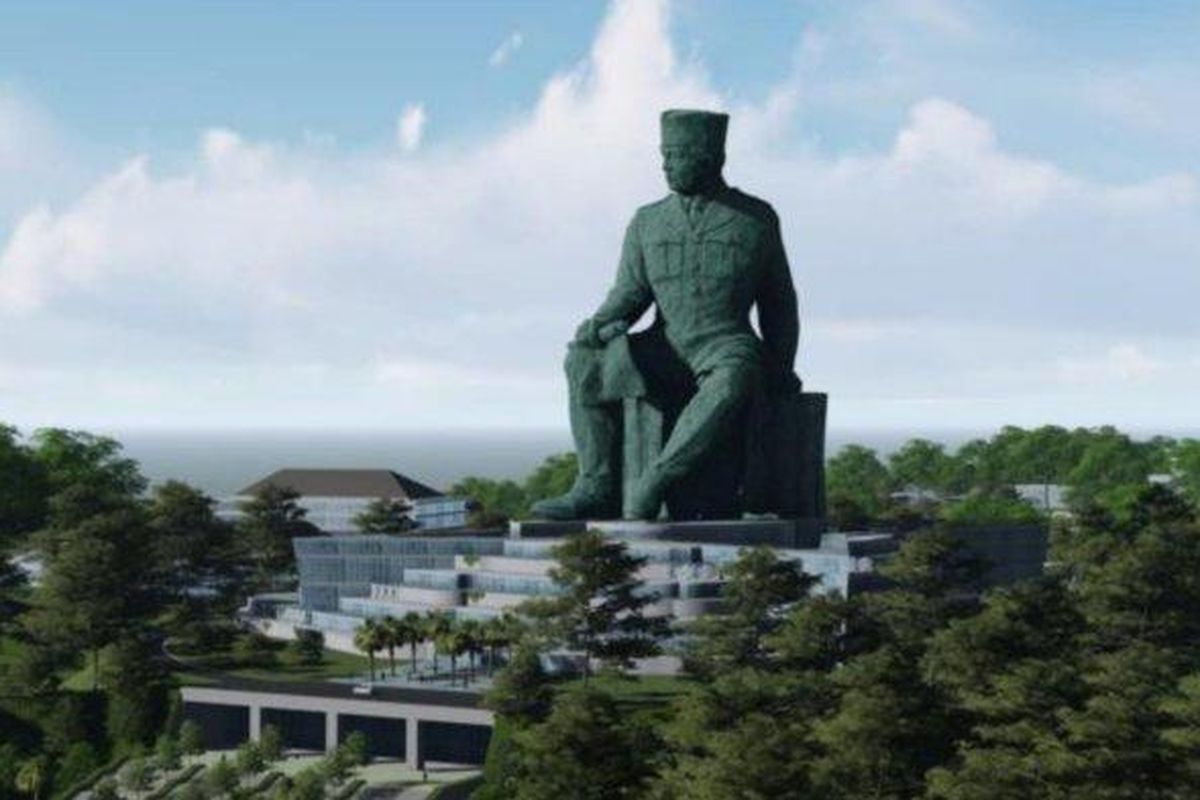 4 Fakta Patung Soekarno di Bandung Barat, Rp 10 Triliun untuk Bangun Kota Mandiri Halaman all - Kompas.com