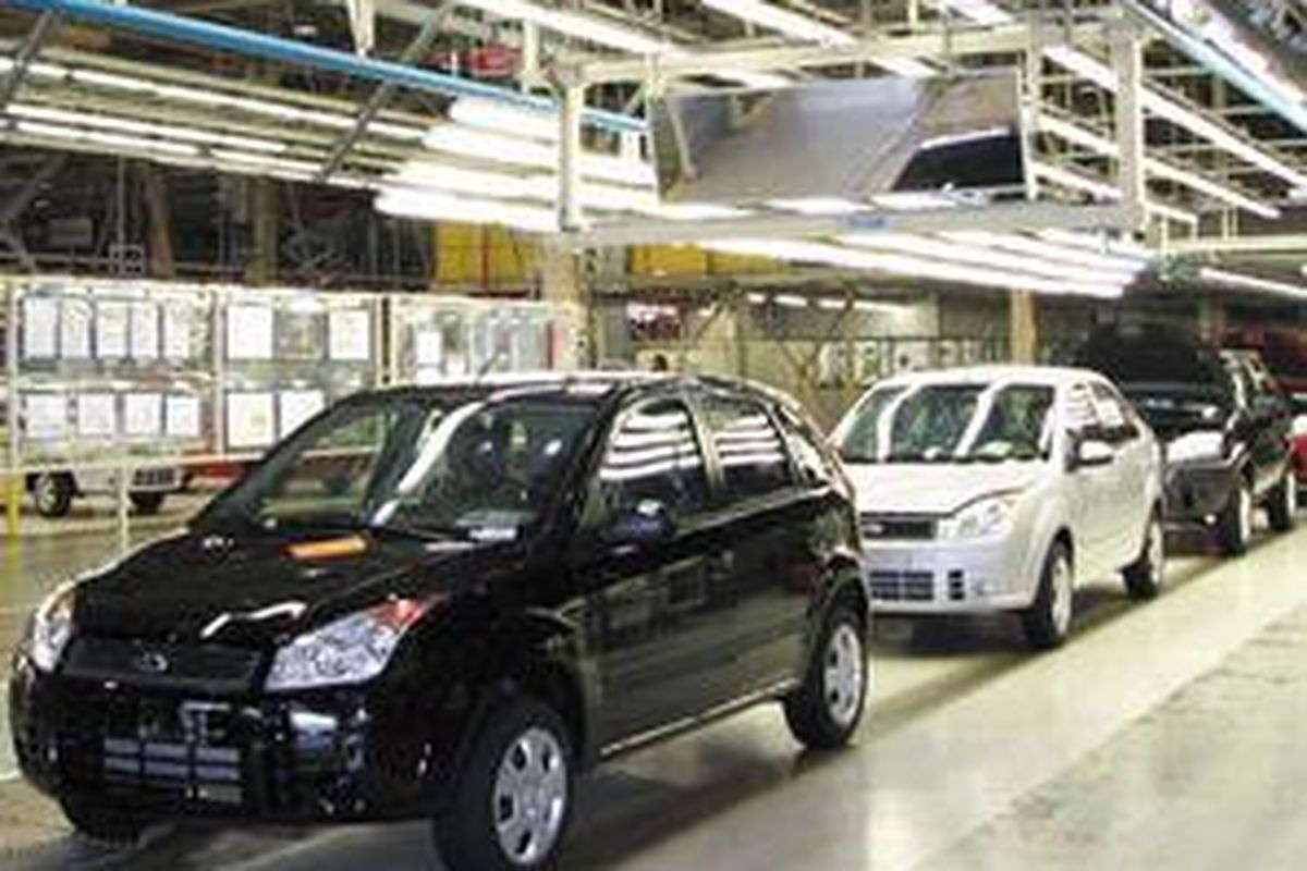 Pabrik Ford di Brasil.