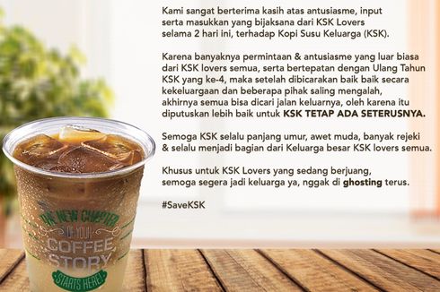 April Mop! Family Mart Tetap Menjual Kopi KSK, Harga Didiskon Jadi Rp 4.000