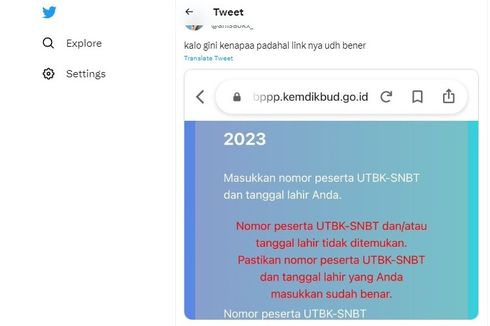 Peserta Gagal Login Saat Cek Pengumuman UTBK SNBT 2023, Ini Kata SNPMB