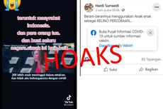 [HOAKS] Anak-anak Kebal Covid-19 dan Jadi Kelinci Percobaan 