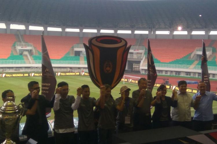 Drawing Piala Indonesia 2018 di Stadion Pakansari, Kabupaten Bogor, Kamis (3/5/2018).