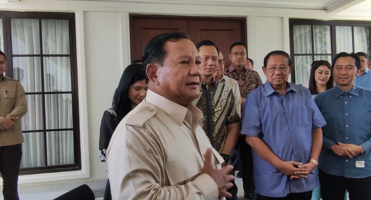 Prabowo Temui SBY di Pacitan, Cerita Nostalgia dan Saling Beri Hormat