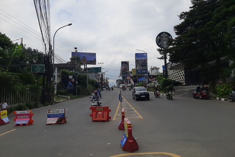 Jalur Wisata Puncak Padat, One Way Arah Jakarta Diberlakukan