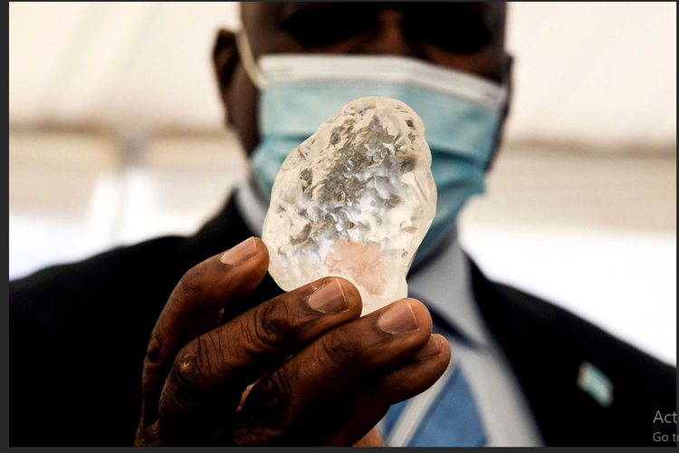 Berlian ketiga terbesar di dunia ditemukan di Botswana