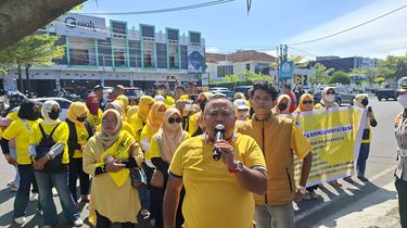 Kader Golkar Kota Bengkulu Demo Tolak Penunjukan Plt Ketua, Siap Tempuh Jalur Mahkamah Partai