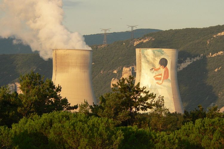 Ilustrasi PLTN, pembangkit listrik tenaga nuklir, reaktor nuklir.