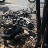 Sepeda Motor Tabrak Kios Bensin di Banjarmasin hingga Terbakar, 2 Orang Terluka