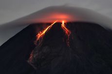 Gunung Merapi Luncurkan 110 Kali Guguran Lava Selama Sepekan