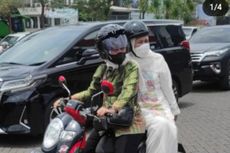 Saat Gubernur Khofifah Naik Motor ke Lokasi Resepsi 1 Abad NU Usai Antar Presiden Jokowi