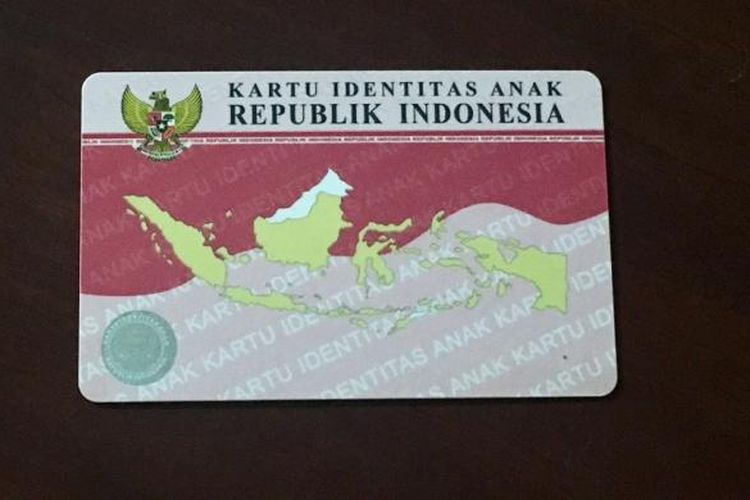 Penampakan Kartu Identitas Anak di Kota Denpasar, Bali, Selasa (27/12/201).