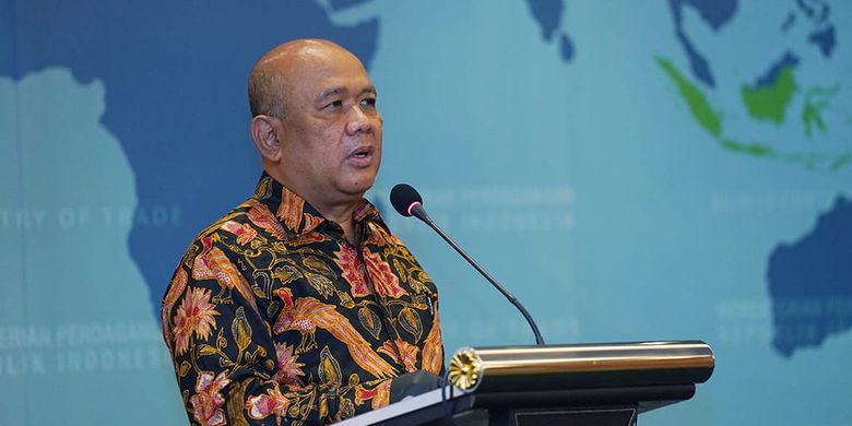 Menteri Perdagangan Agus Suparmanto saat meluncurkan Peraturan Menteri Perdagangan (Permendag) Nomor 92 Tahun 2020 tentang Perdagangan Antarpulau di Kantor Kementerian Perdagangan, Jakarta, Kamis (10/12/2020). 