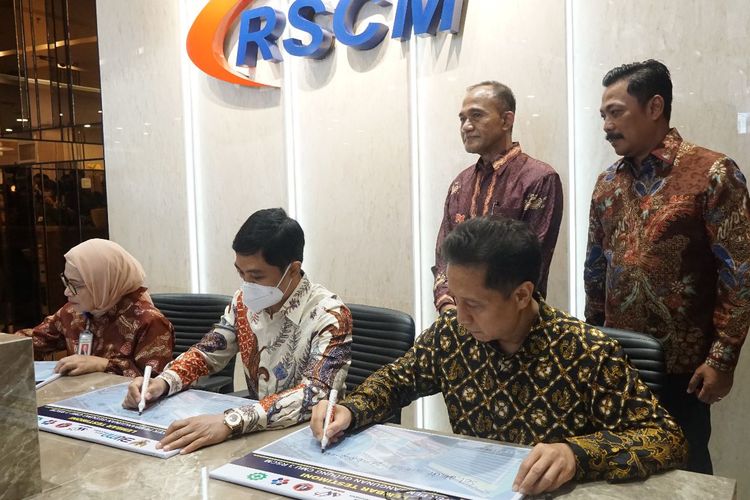 Gedung Kanigara RSUP Nasional Dr Cipto Mangunkusumo (RSCM) diresmikan pada Senin (06/03/2023).