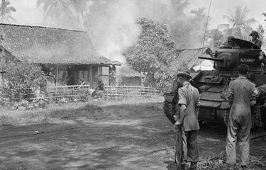 Suasana sekitar saat Pertempuran Ambarawa terjadi