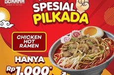 10 Promo Makanan Khusus Pilkada, Beli Ramen Cuma Bayar Rp 1.000